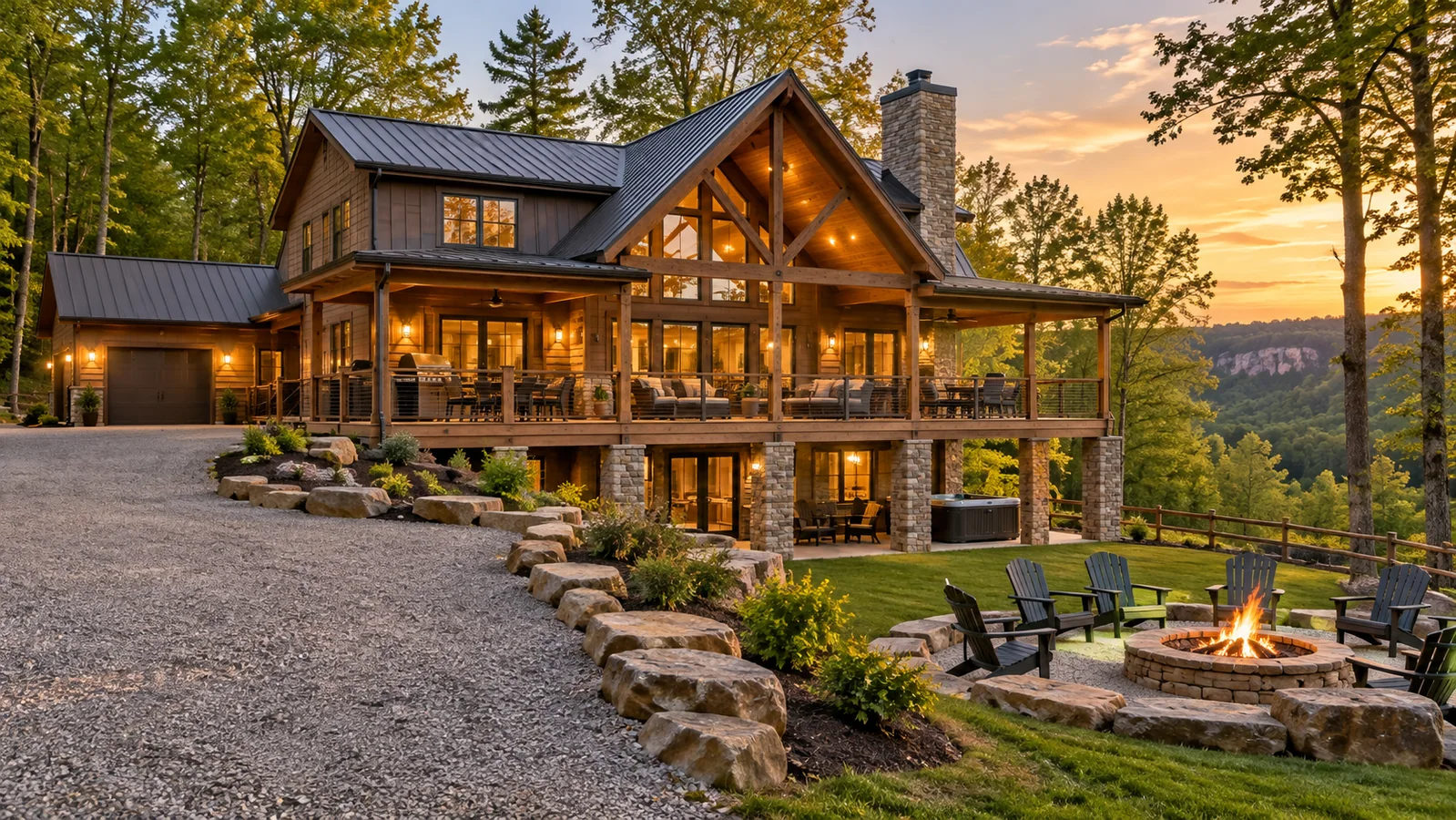 One Big Lodge or a Multi-Cabin Compound? Choosing for a Large Hocking Hills Group